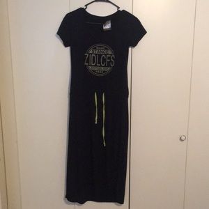 Short sleeve midi medium long dress